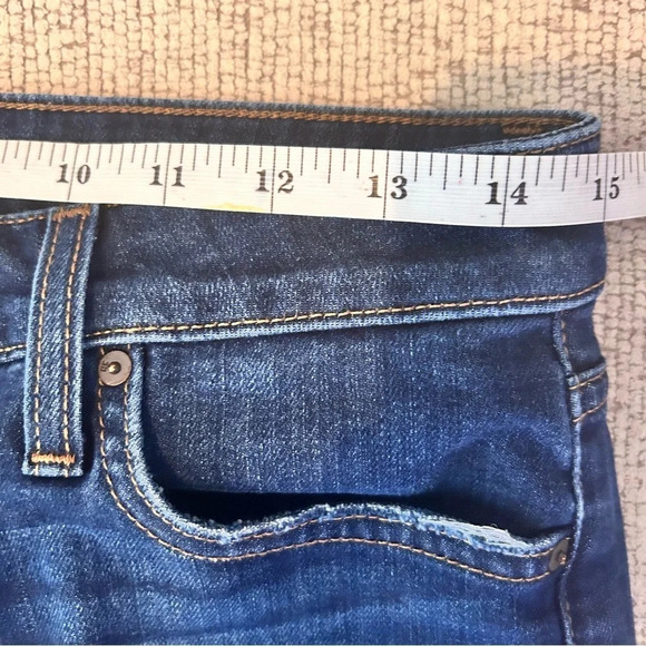 Joes Jeans The Icon Mid Rise Skinny Frayed Hem Indigo Womens 27 - Picture 11 of 12